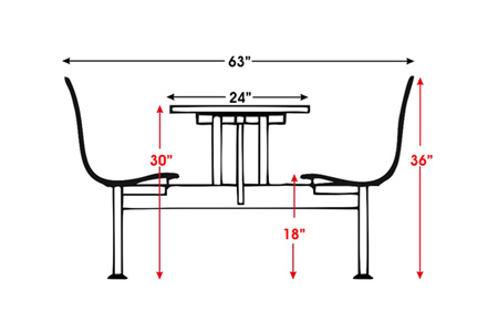 Plymold Seating Dealer Laminated Plastic Booth Seating