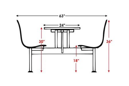 Wall Style Contour Booth Drawing