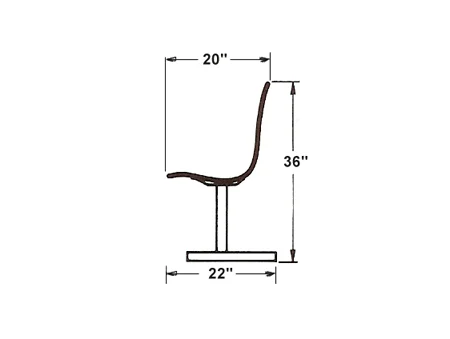 Island Style Contour Booth Drawing