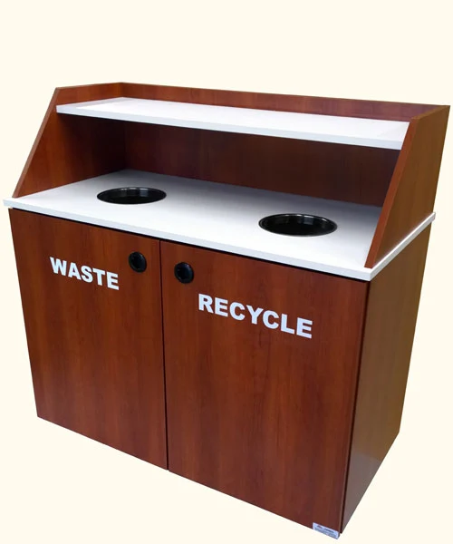 SSWR2 Double Top Drop Waste Receptacle