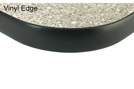 Laminated Plastic Surfaced Vinyl Edged Table Top